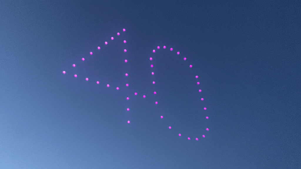 Celebrating 40 years of Henley Festival with a drone show!